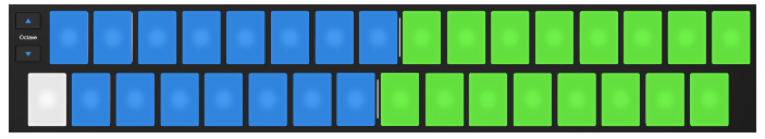 Blocksレイアウトのパッド表示